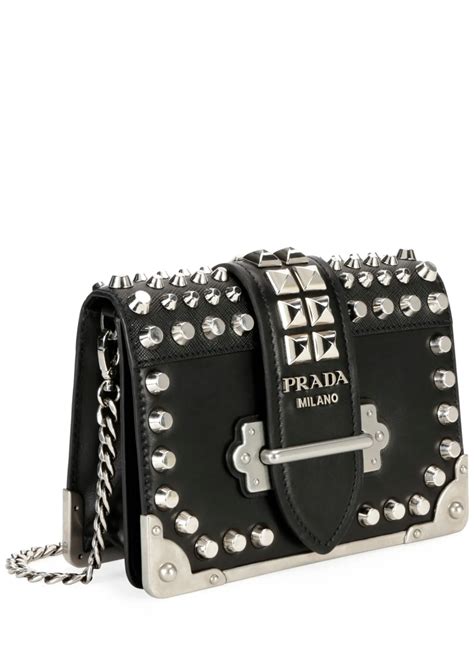 prada cahier bag dupe|Prada cahier studded bag.